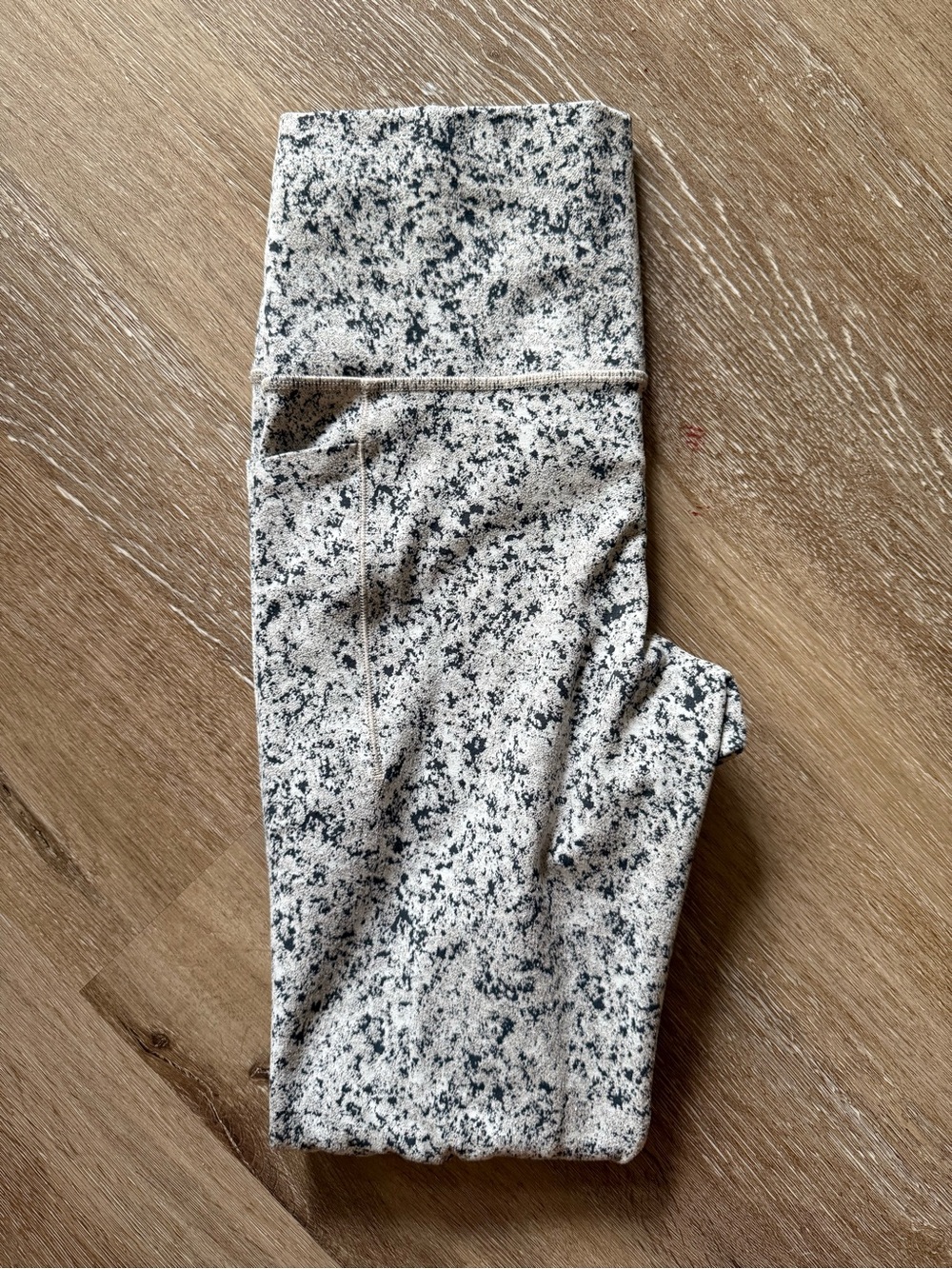 Athleta Women’s Speckled Gray High-Waist Leggings sz Small Tall Great Condition